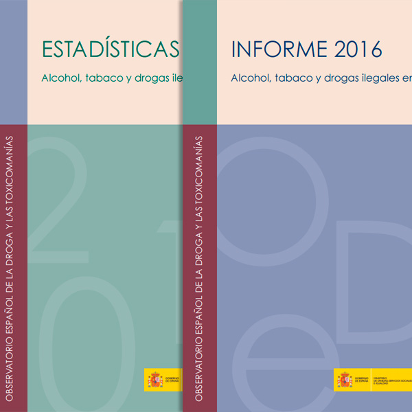 Informe y Estadísticas 2016: Alcohol, tabaco y drogas ilegales en España