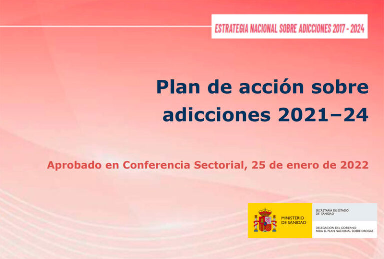 Plan de AcciÃ³n sobre Adicciones 2021-24